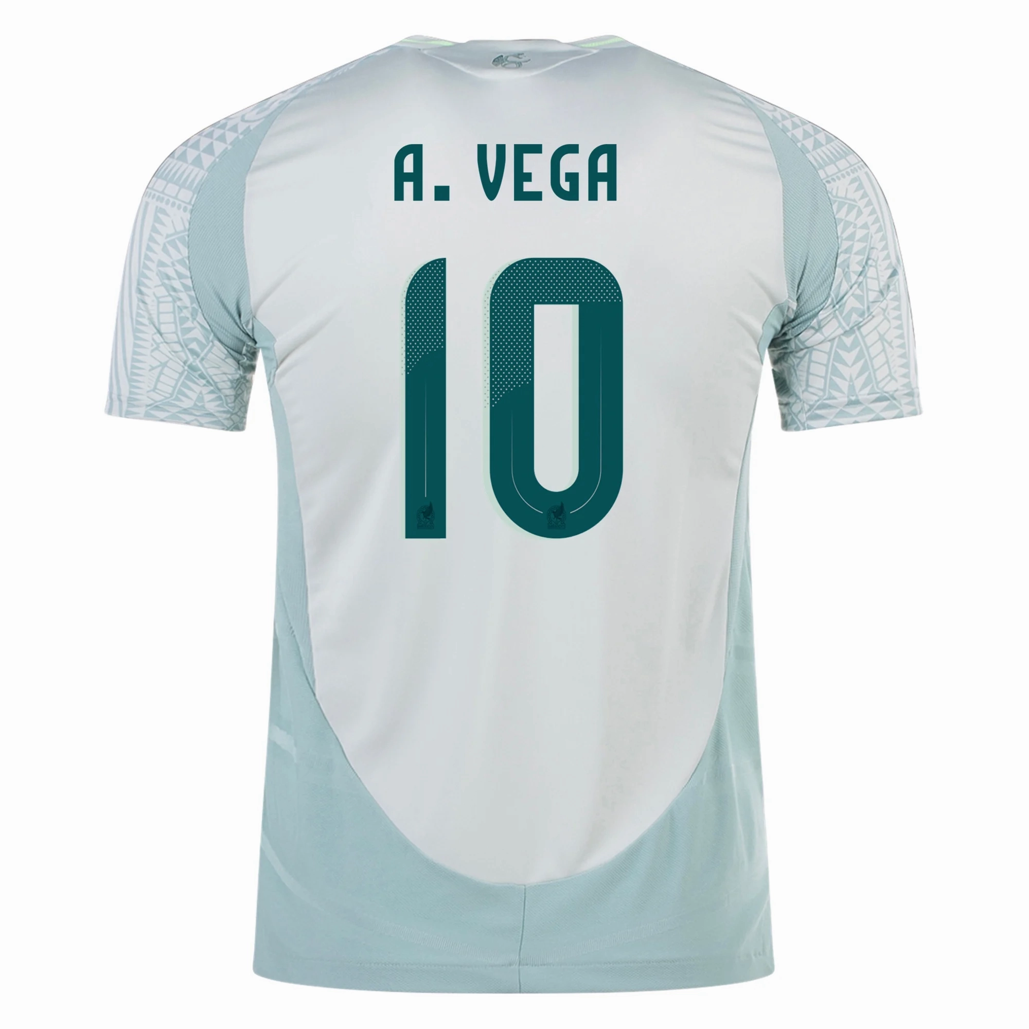adidas Mens Mexico Authentic Alexis Vega Away Jersey 24/25 (Linen Green) Laser Cut Ventilation Fitness Apparel