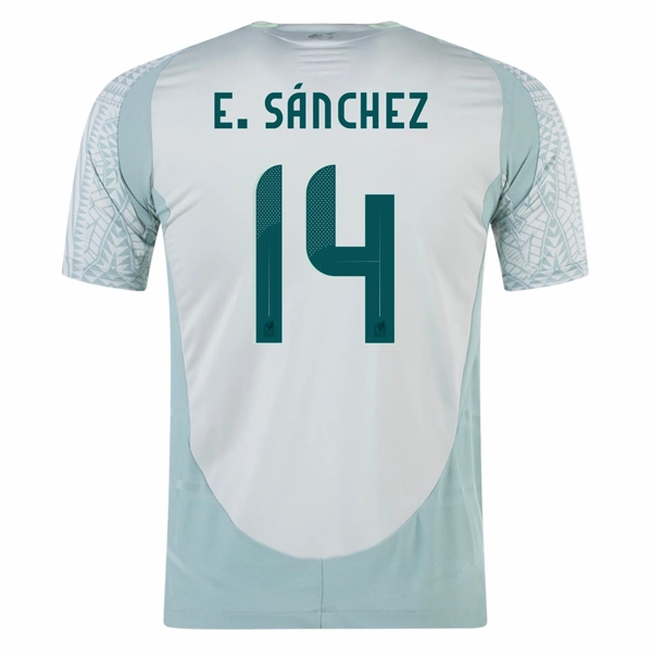 Layered Panel Construction adidas Mexico ??rick S??nchez Away Jersey 24/25 (Linen Green)