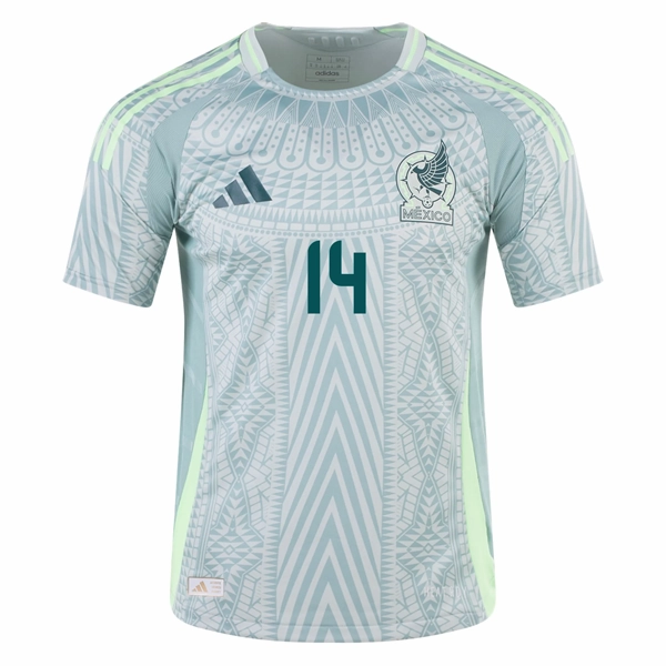 adidas Mexico ??rick S??nchez Away Jersey 24/25 (Linen Green) Ventilated Design Chill Fit