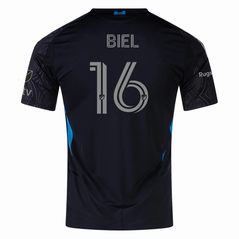Breathe Fit Anytime Layer adidas Pep Biel Charlotte FC Authentic Away Jersey 25/26 (Black)