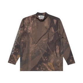 Double Layered Edge Reinforcement Metalwood Studio "Tech Top LS" M - Real Leaf Camo