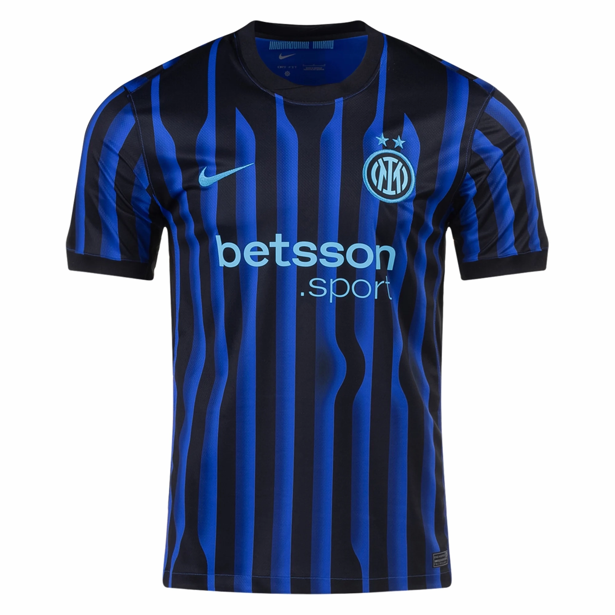 Nike Inter Milan Home Jersey 25/26 (Lyon Blue/Black/Chlorine Blue) Heat Transfer Labels