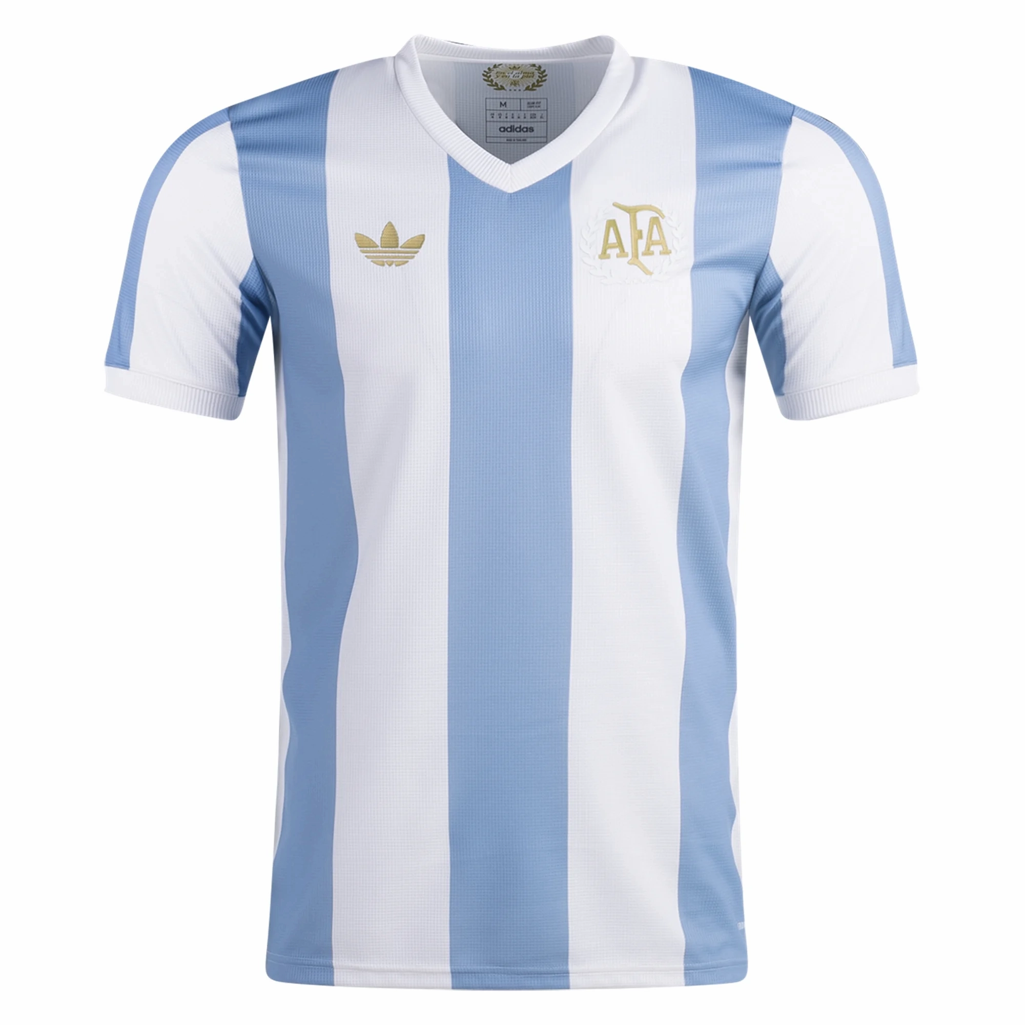 Raglan sleeves adidas Argentina 50th Anniversary Jersey 24/25 (Ambient Sky /Cloud White)