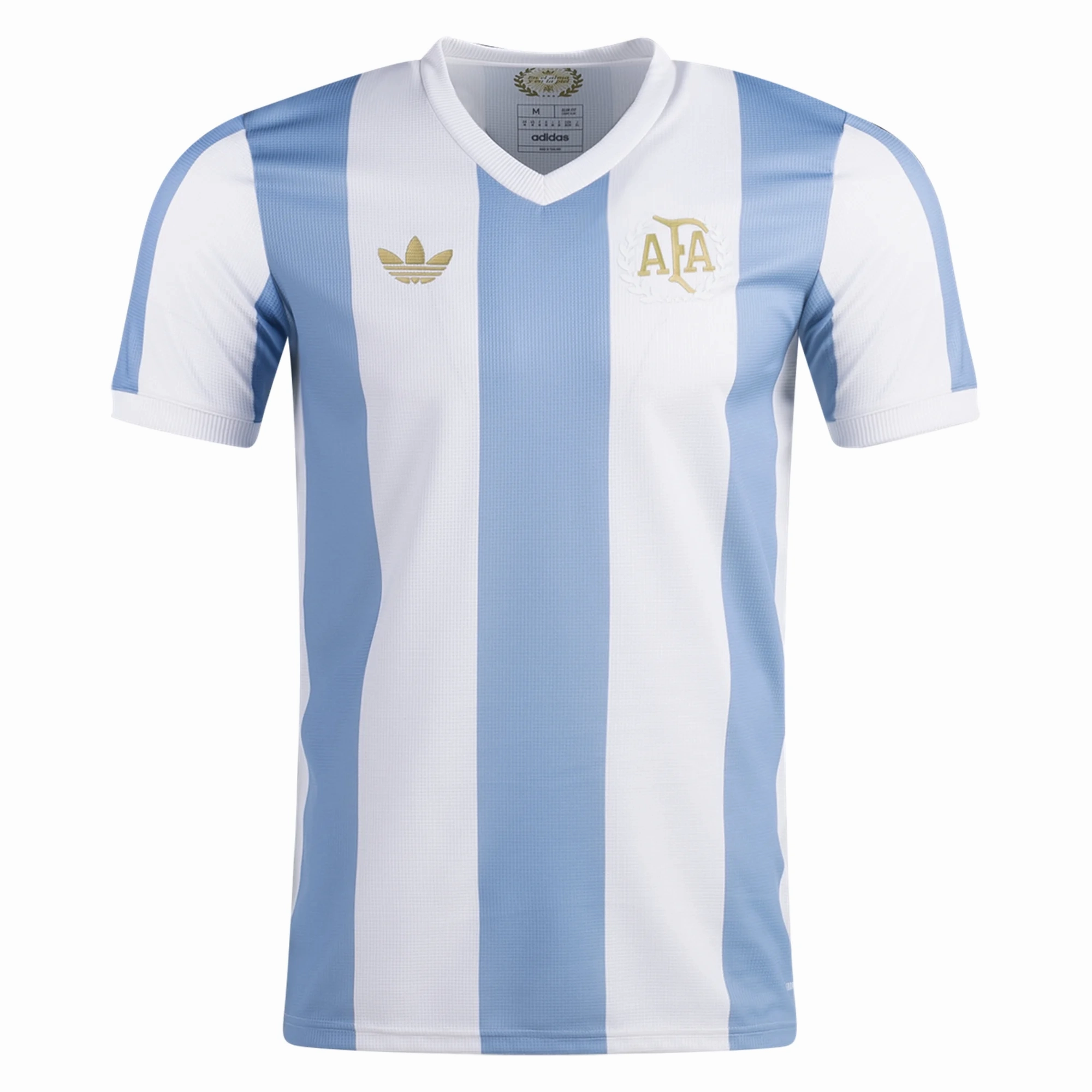 Aerobic Performance Fit Stylish performance adidas Argentina 50th Anniversary Jersey 24/25 (Ambient Sky /Cloud White)