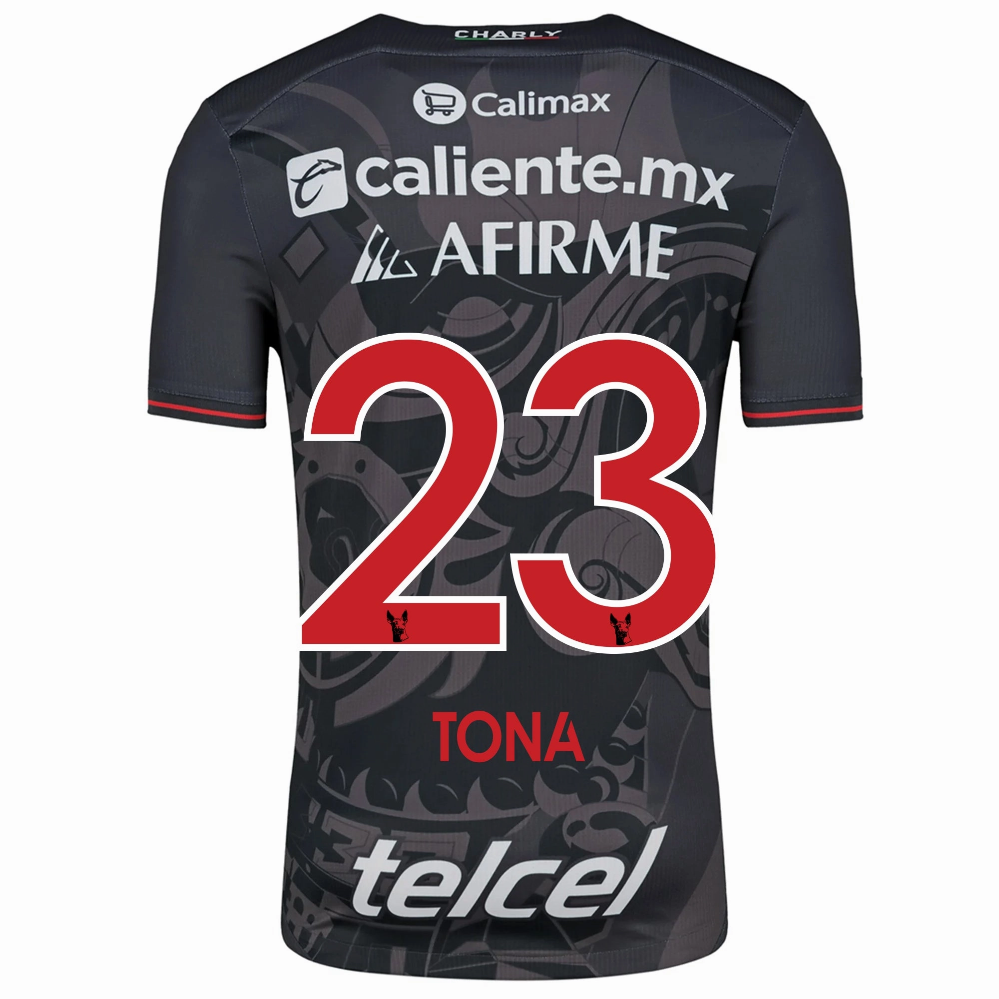 Athletic Outfit Charly Iv??n Tona Xolos de Tijuana Third Jersey 24/25 (Black/Red)