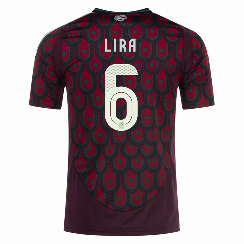 Comfort Fit Design Style Driven Adidas Mens Mexico Erik Lira Home Jersey 24/25 (Multicolor)