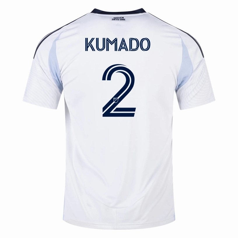 adidas Willy Kumado San Diego FC Away Jersey 25/26 (White) Moisture Wicking Technology