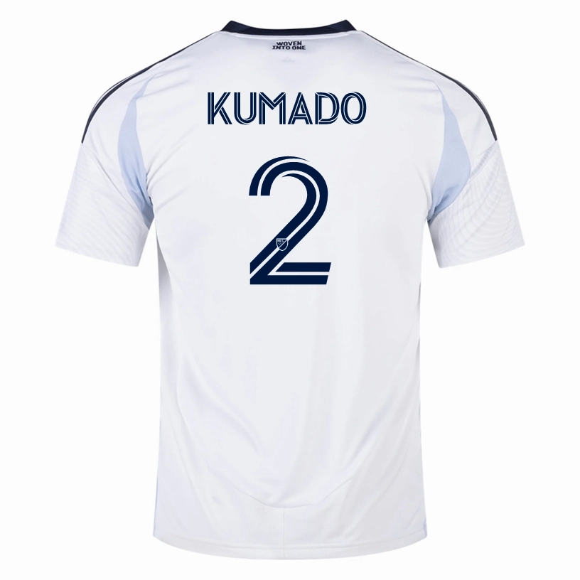 adidas Willy Kumado San Diego FC Away Jersey 25/26 (White) Chafe Free Stretch Fit Fabric