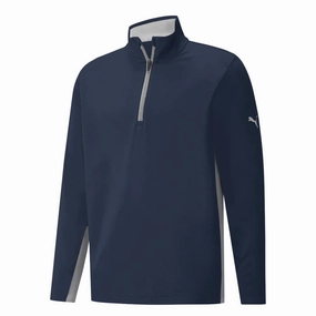 Odor Resistant Technology Active Performance Puma - Men's Gamer Golf 1/4 Zip Pull Over Sweater (599127 03)