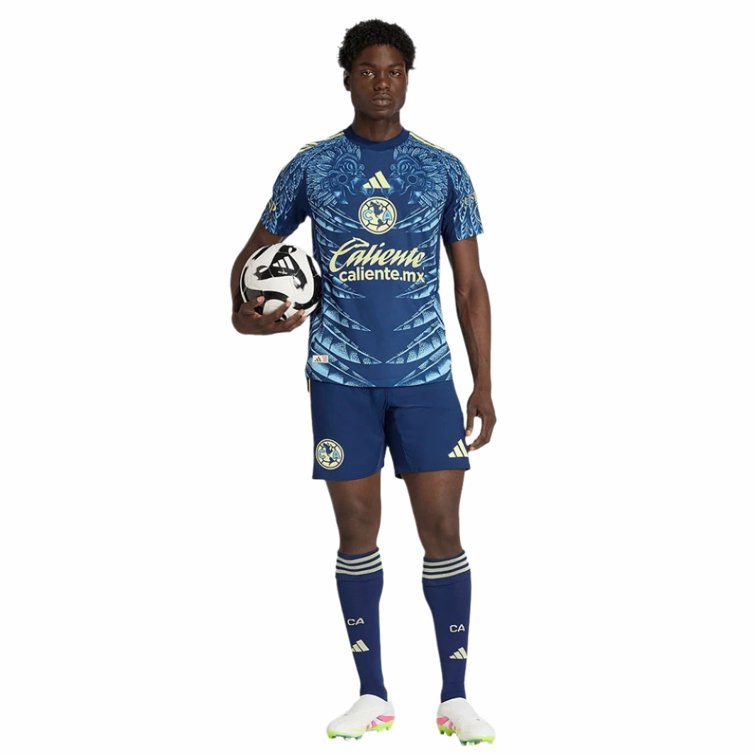Heat Zone Fit adidas Chicote Men's Club Am??rica 25/26 Authentic Away Jersey (Blue)