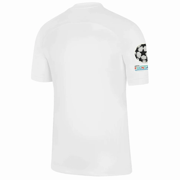 Airflow Channel Design Nike Paris Saint-Germain Third Jersey w/ Champion League Patches 22/23 (White/Old Royal)