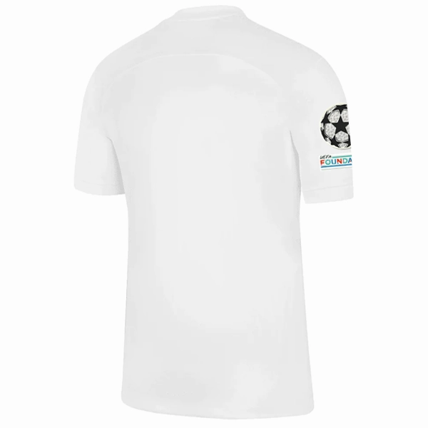 Nike Paris Saint-Germain Third Jersey w/ Champion League Patches 22/23 (White/Old Royal) Oversized Fit Quick Adjust