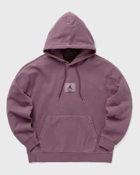 Comfortable Design Jordan "Statement Fleece Washed Pullover Hoodie" M - Sky J Mauve