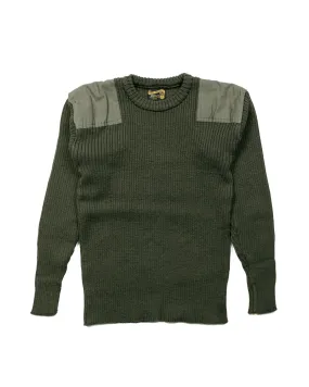 Essential Clothing The Real McCoy's MC23104 Sweater, Service Wool Olive