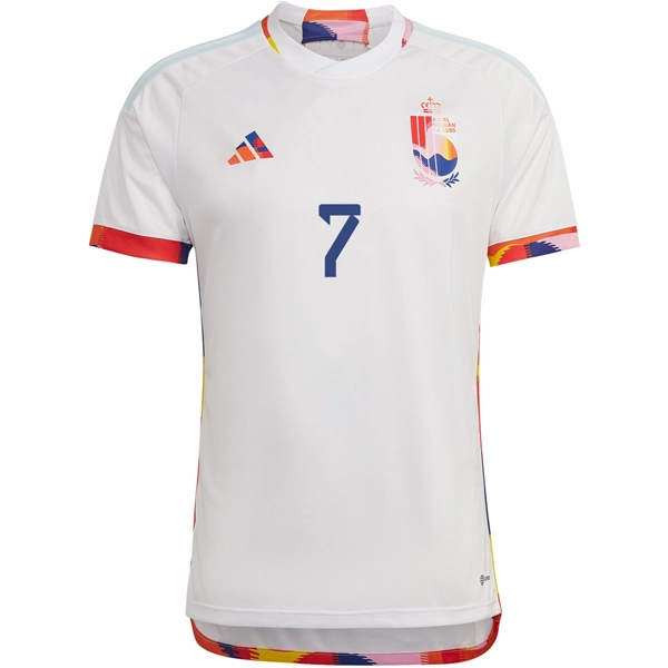 Quick Movement Silky Smooth adidas Belgium Kevin De Bruyne Away Jersey 22/23 (White/Multi)