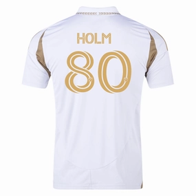 Athletic gear Zero Chafe Technology adidas Odin Holm LAFC Away Jersey 25/26 (White/Gold)