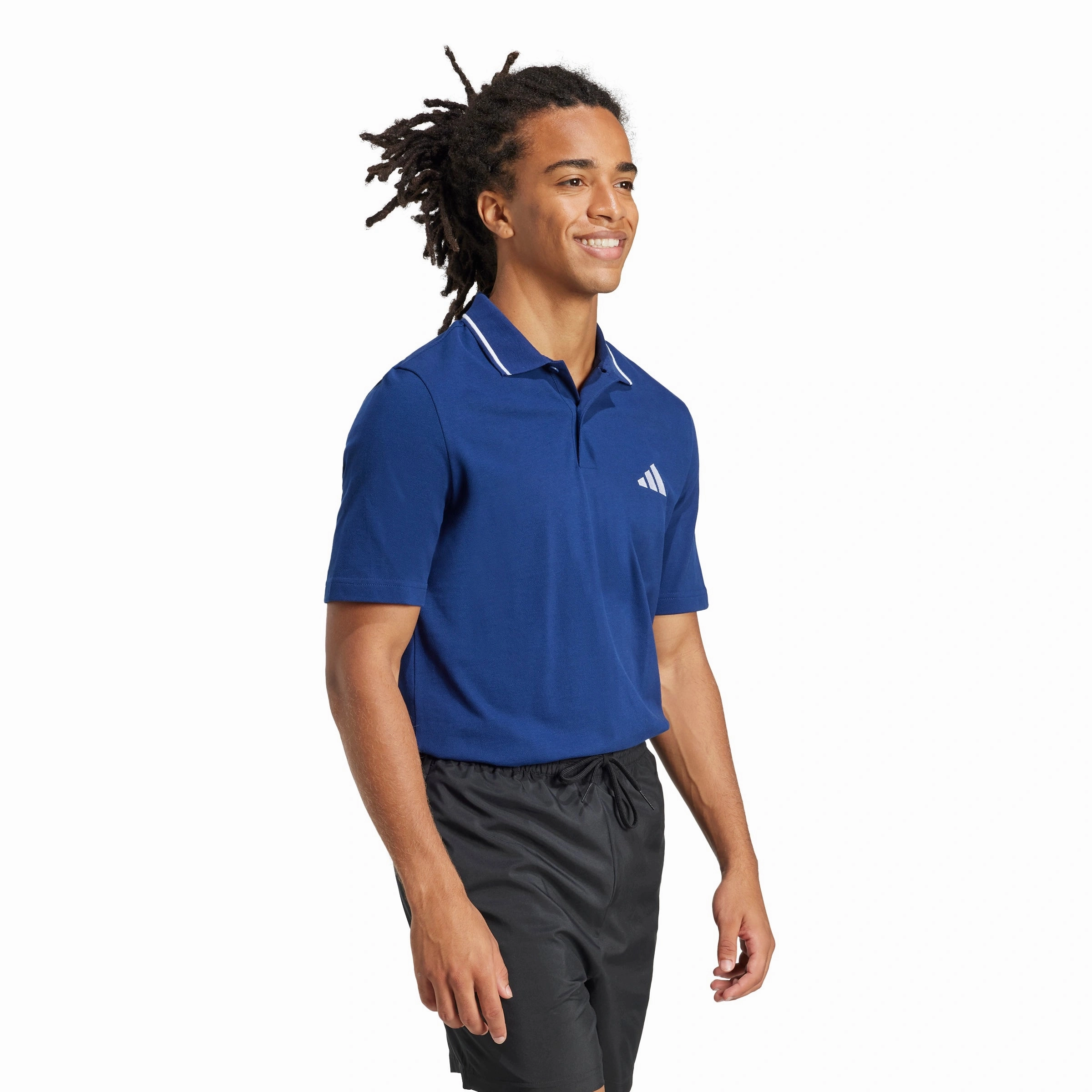 Essentials Small Logo Piqu?? Polo T-shirt Seam Free Shoulders Sporty Top