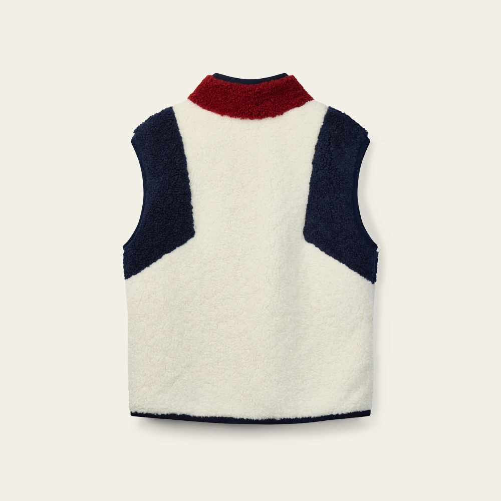 Relaxed Daily Style Stretch Panels Wynken Wilderness Waistcoat, Ecru