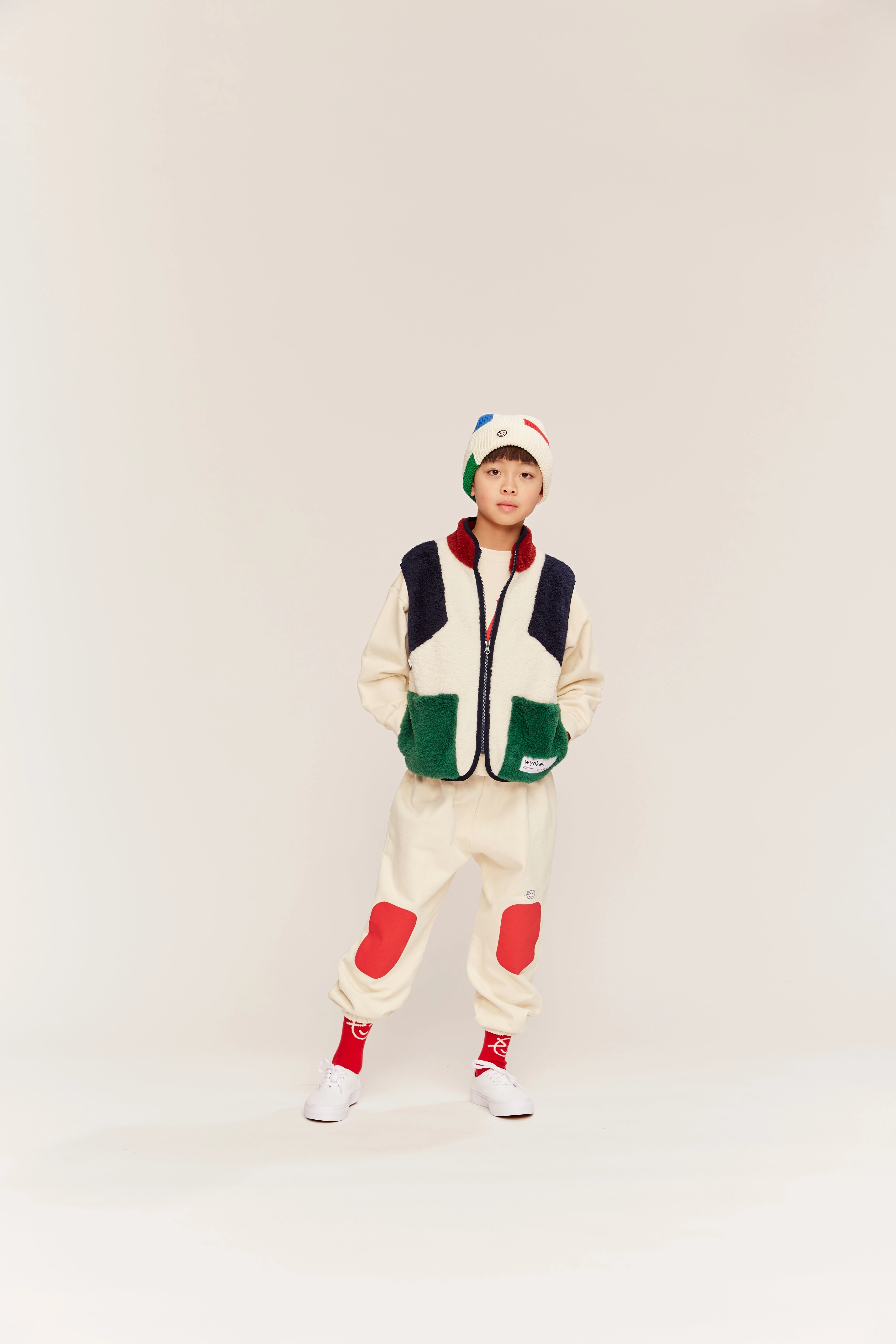 Wynken Wilderness Waistcoat, Ecru Durable AbrasionResistant Panels
