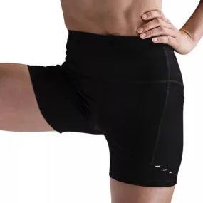 Low Maintenance Womens Nike Swift High-Waisted 4 Inch Tight Running Shorts with Pockets