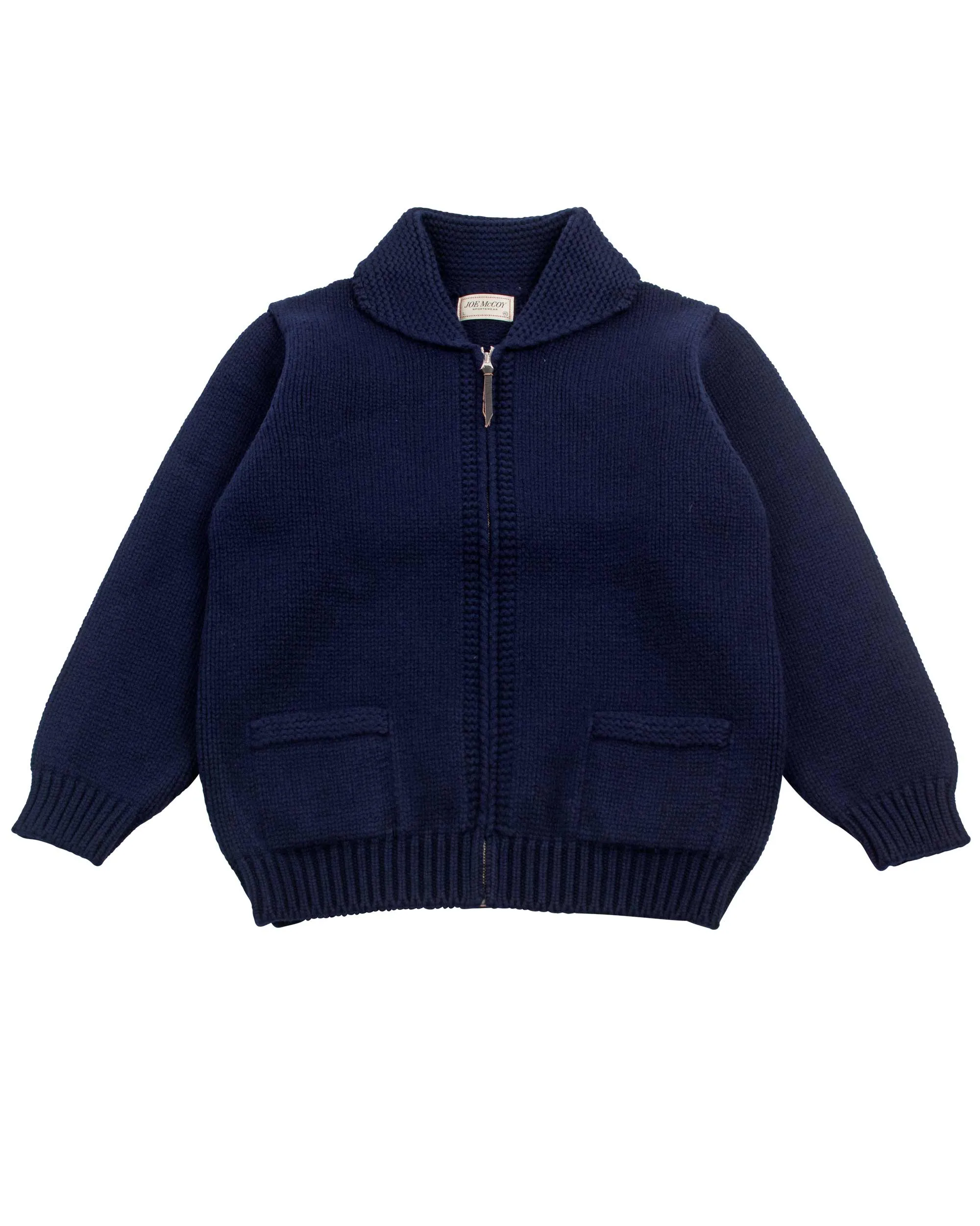 The Real McCoy's MC21113 Heavy Wool Cashmere Sweater Navy Weekend Look Monochrome Look
