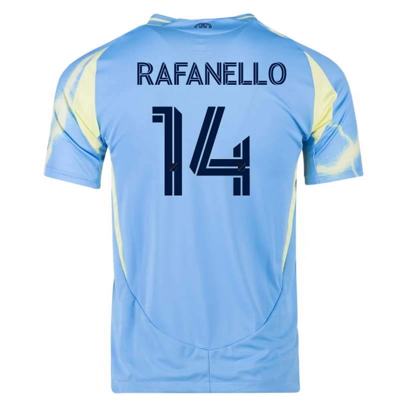 adidas Philadelphia Union Jeremey Rafanello Authentic Away Jersey 25/26 (Blue/Yellow) Functional Activewear Flexible Training Gear