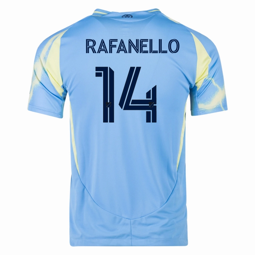 adidas Philadelphia Union Jeremey Rafanello Authentic Away Jersey 25/26 (Blue/Yellow) Total Ease Zero Distraction Tagging