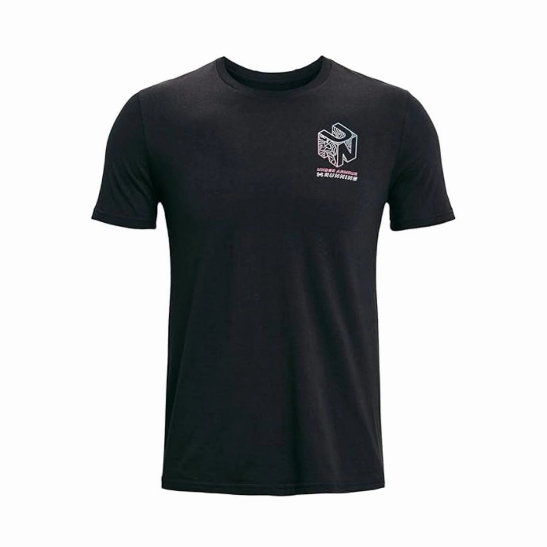 Weekend Trend Outdoor Outfit Style Run Gradient Grid T-shirt