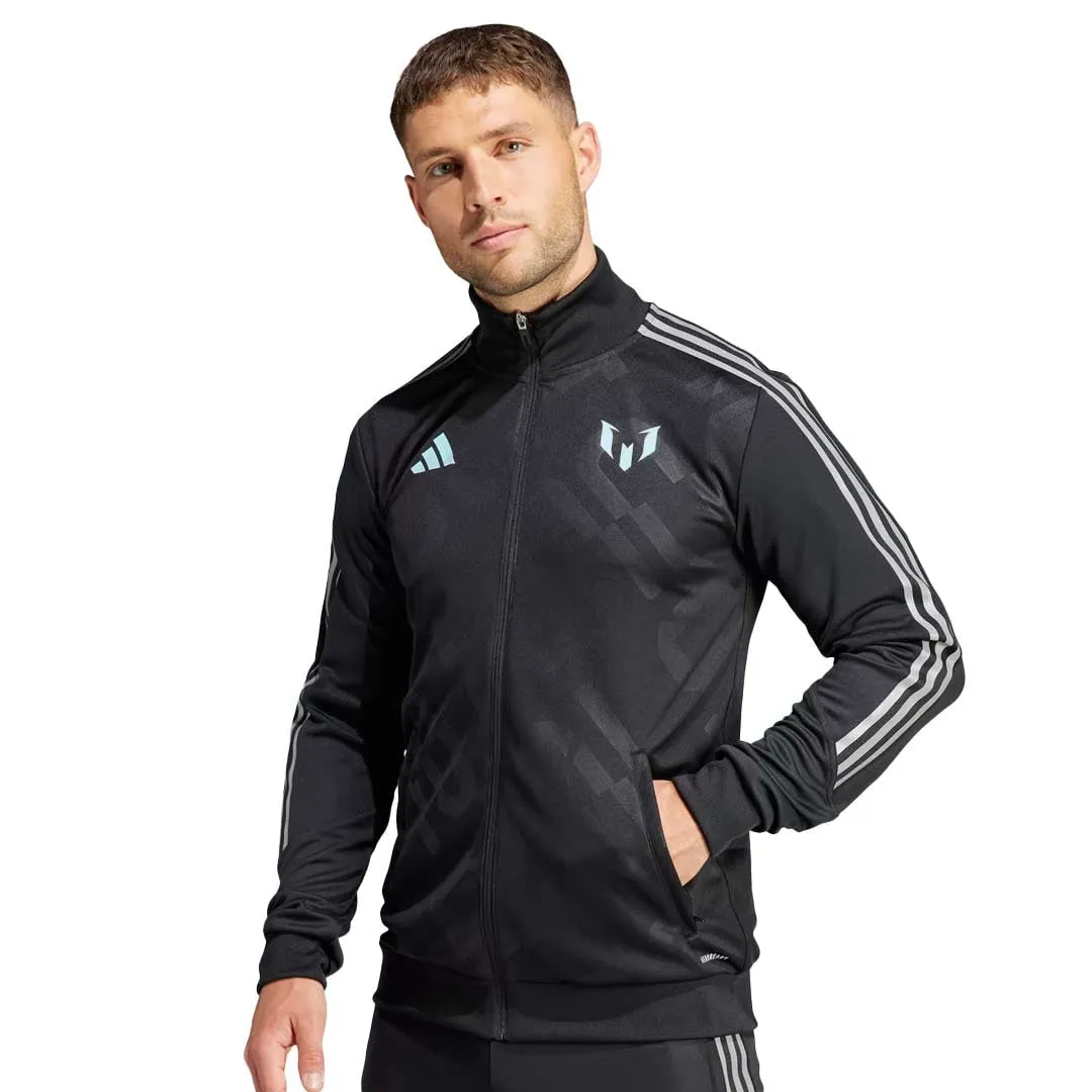 adidas - Men's Messi Training Jacket (IJ4936) Bold Trim Ergonomic Articulated Fit
