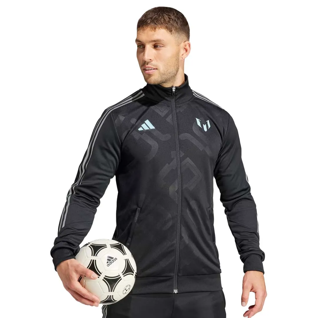 Antibacterial Fiber Blend Pro Fit adidas - Men's Messi Training Jacket (IJ4936)