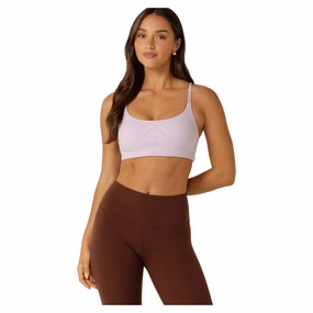 Women's Limited Edition Lotus Crop Sports Bra Strapless