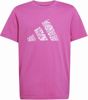 Kid's Animal-Print Graphic T-Shirt Reinforced Hems Bold Design