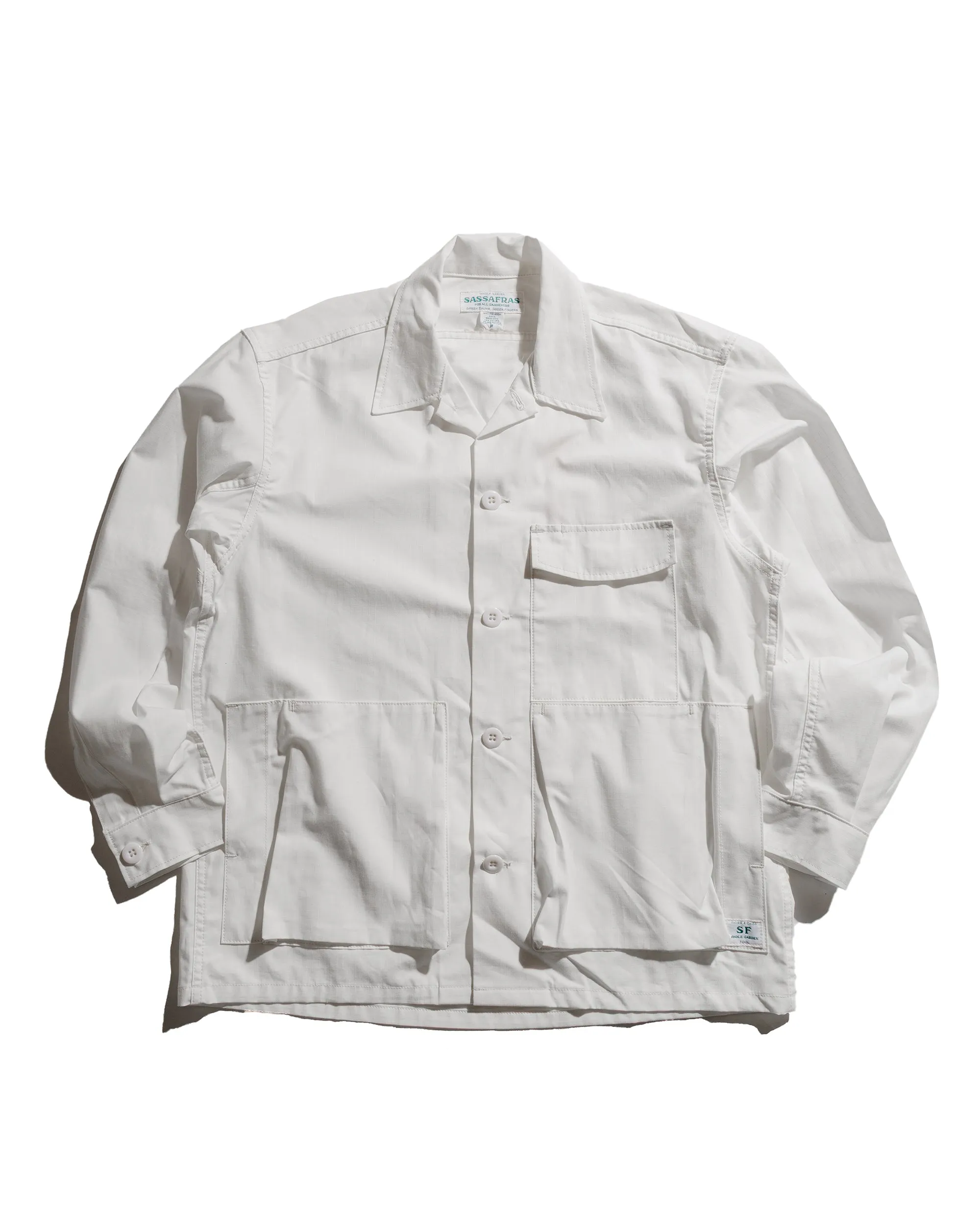 Sassafras Digs Crew Half Army Ripstop Off White Lounge Comfort