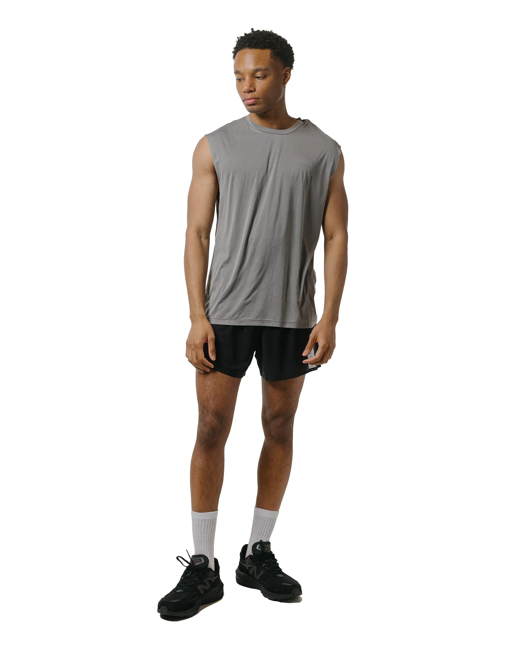 SATISFY AuraLite Muscle Tee Mineral Graphite Chic Cut