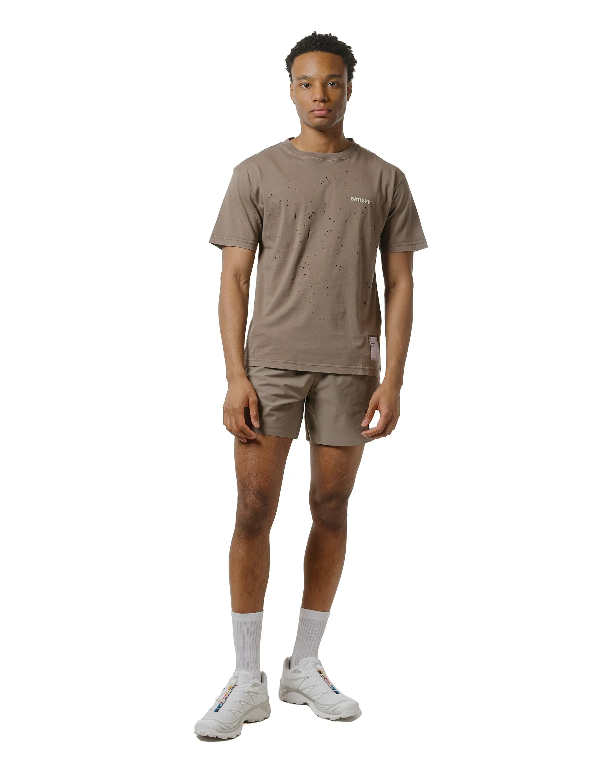 SATISFY MothTech T-Shirt Aged Falcon Cashmere combination