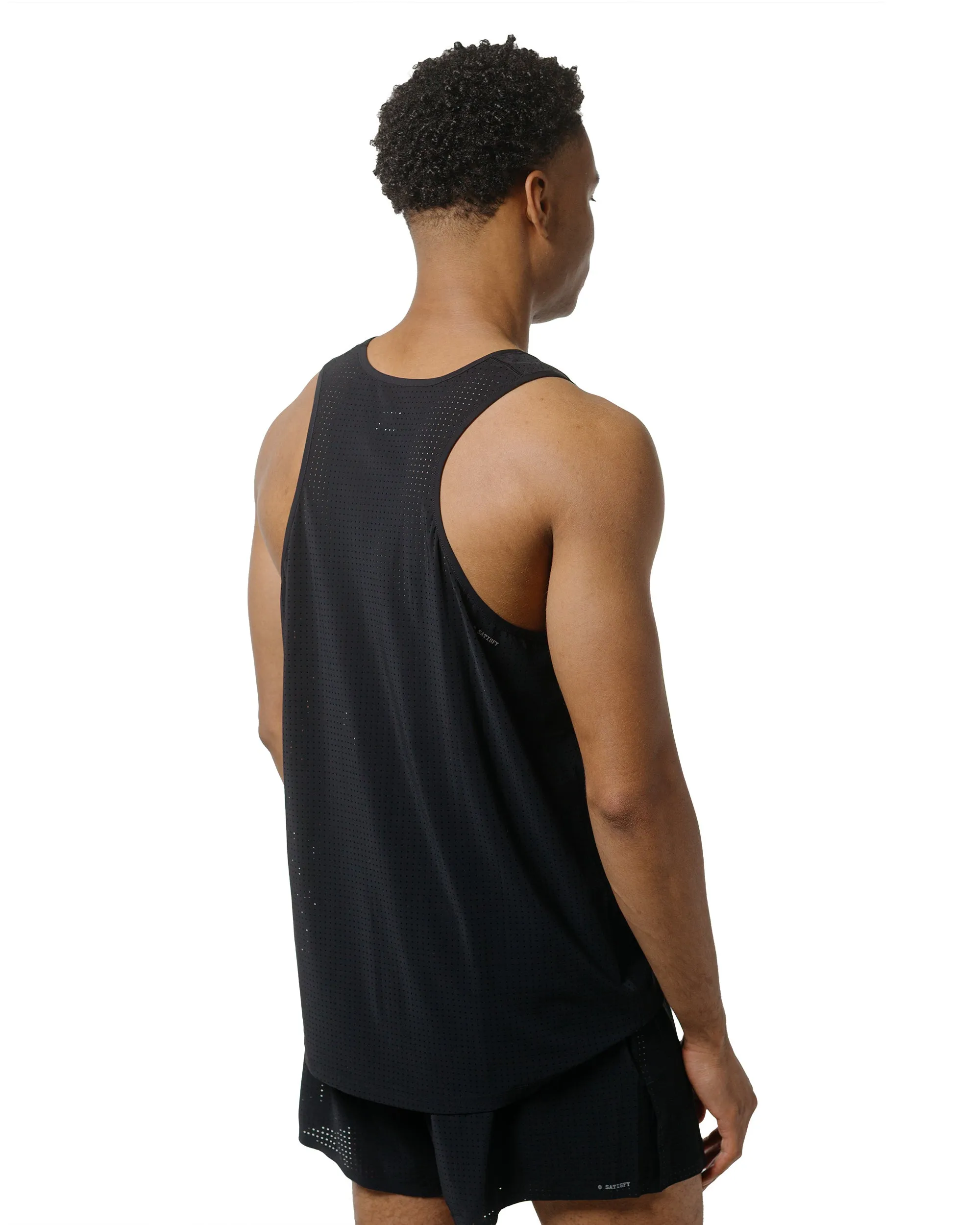 Sporty Layer SATISFY Space-O Singlet Black