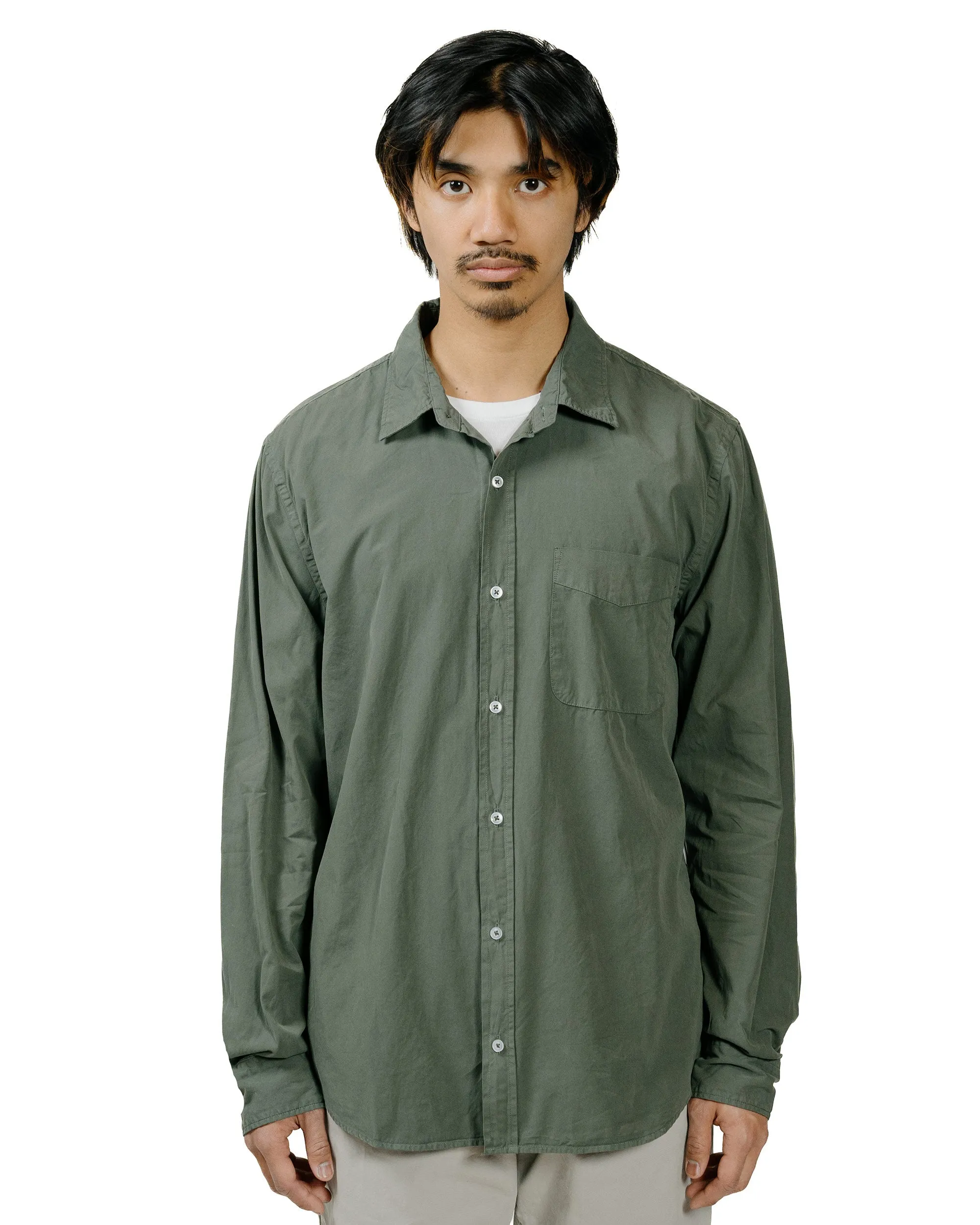 Comfort Stretch Seasonal Collection Save Khaki United Poplin Standard Shirt Basil