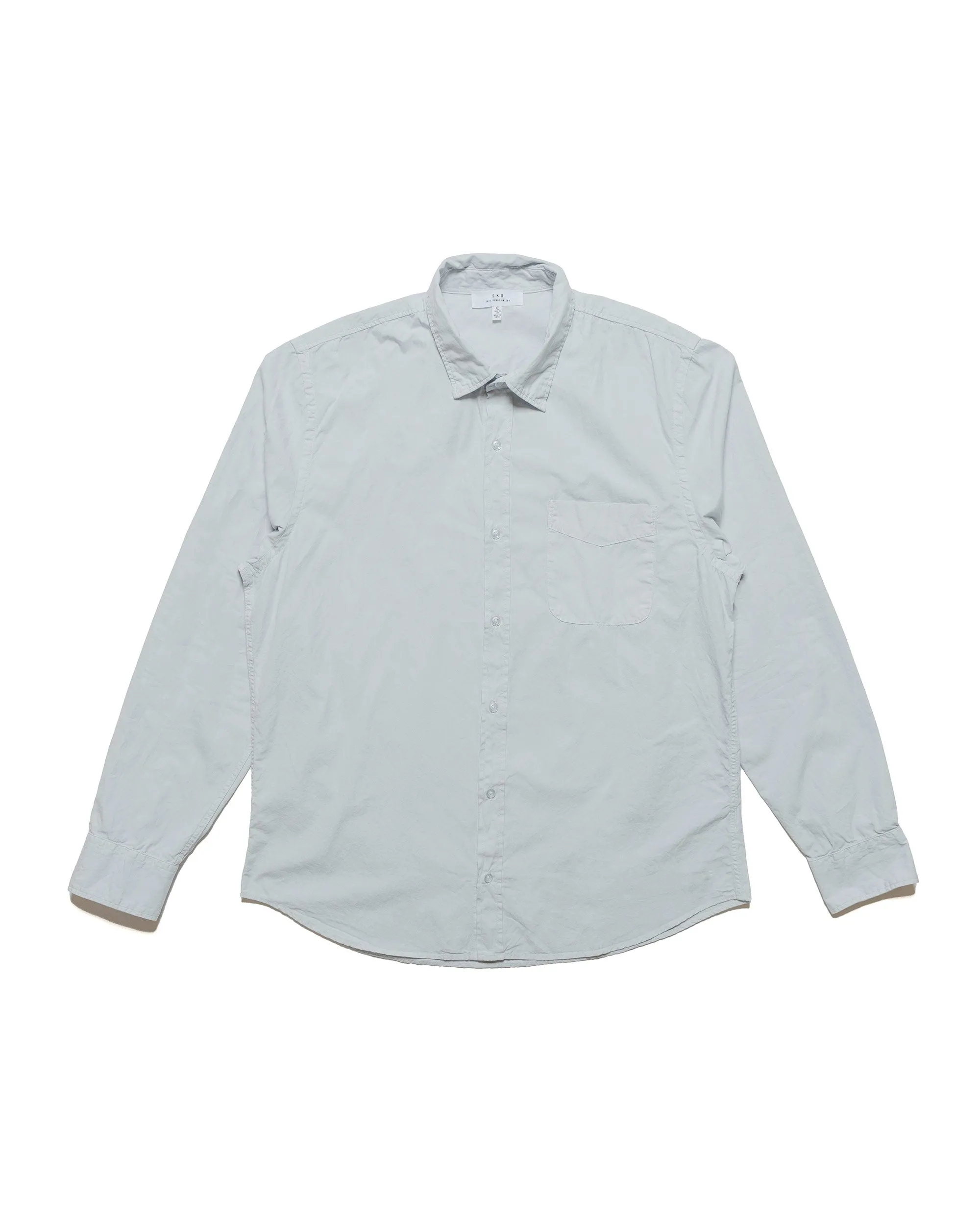 Relaxed Comfort Sustainable Weave Save Khaki United Poplin Standard Shirt Light Blue