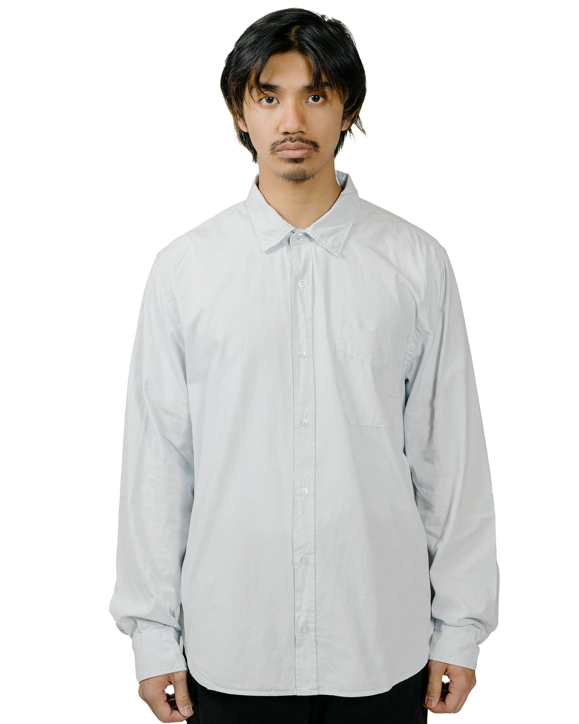 Save Khaki United Poplin Standard Shirt Light Blue Stylish Element Graduation Ceremony