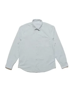 Relaxed Comfort Sustainable Weave Save Khaki United Poplin Standard Shirt Light Blue