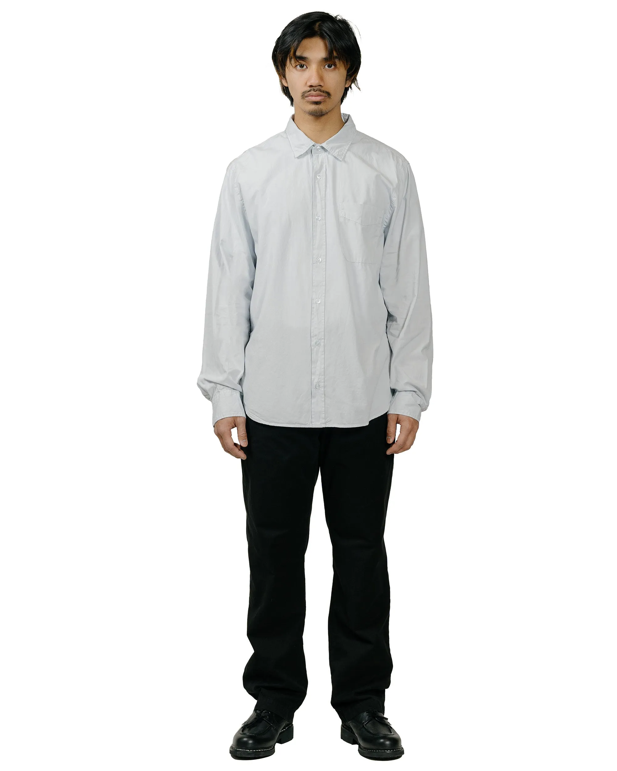 Save Khaki United Poplin Standard Shirt Light Blue EasyCare Fabric Smart Appearance
