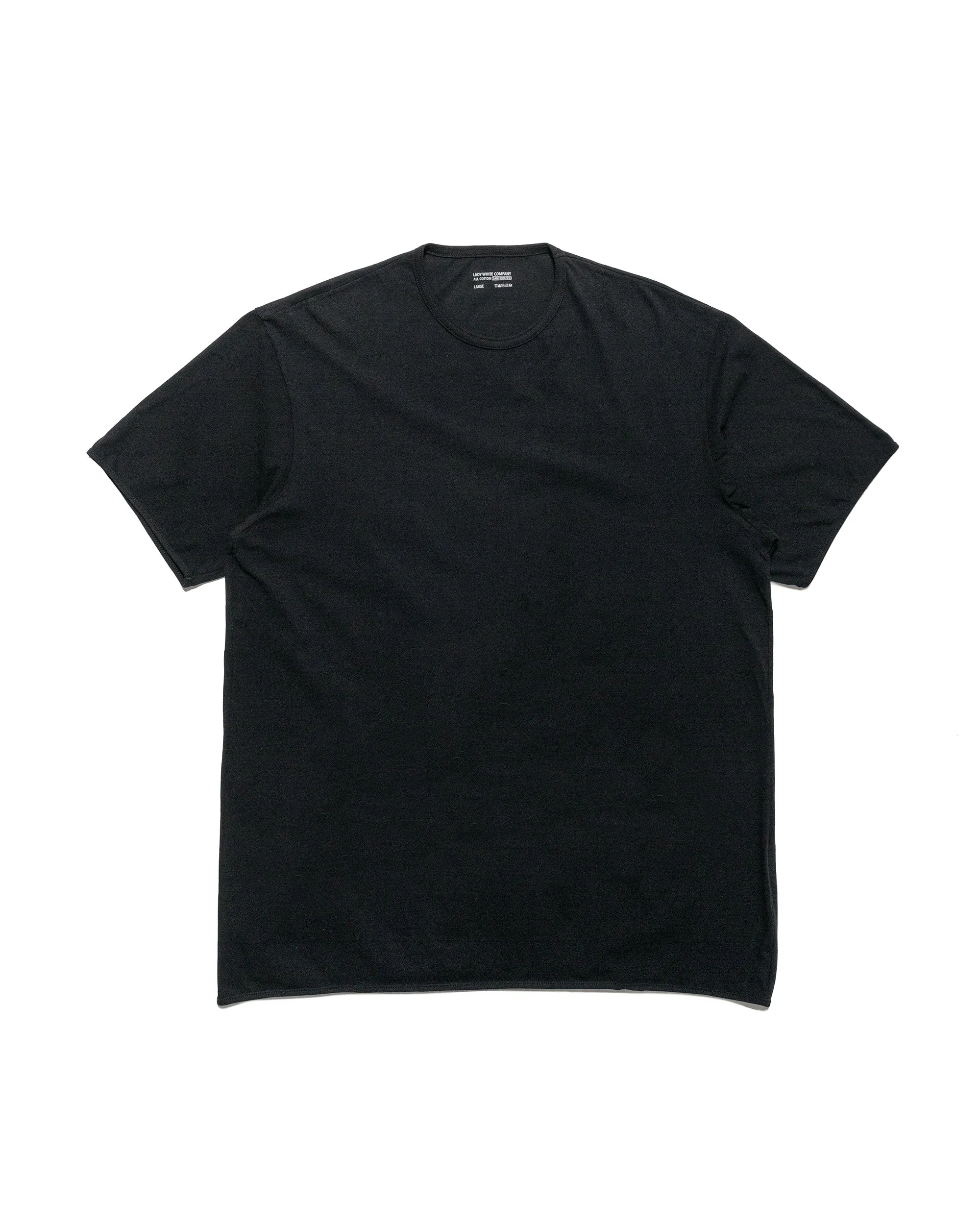Lady White Co. Dry-Lite T-Shirt Black Heather Texture Finish Solid Color