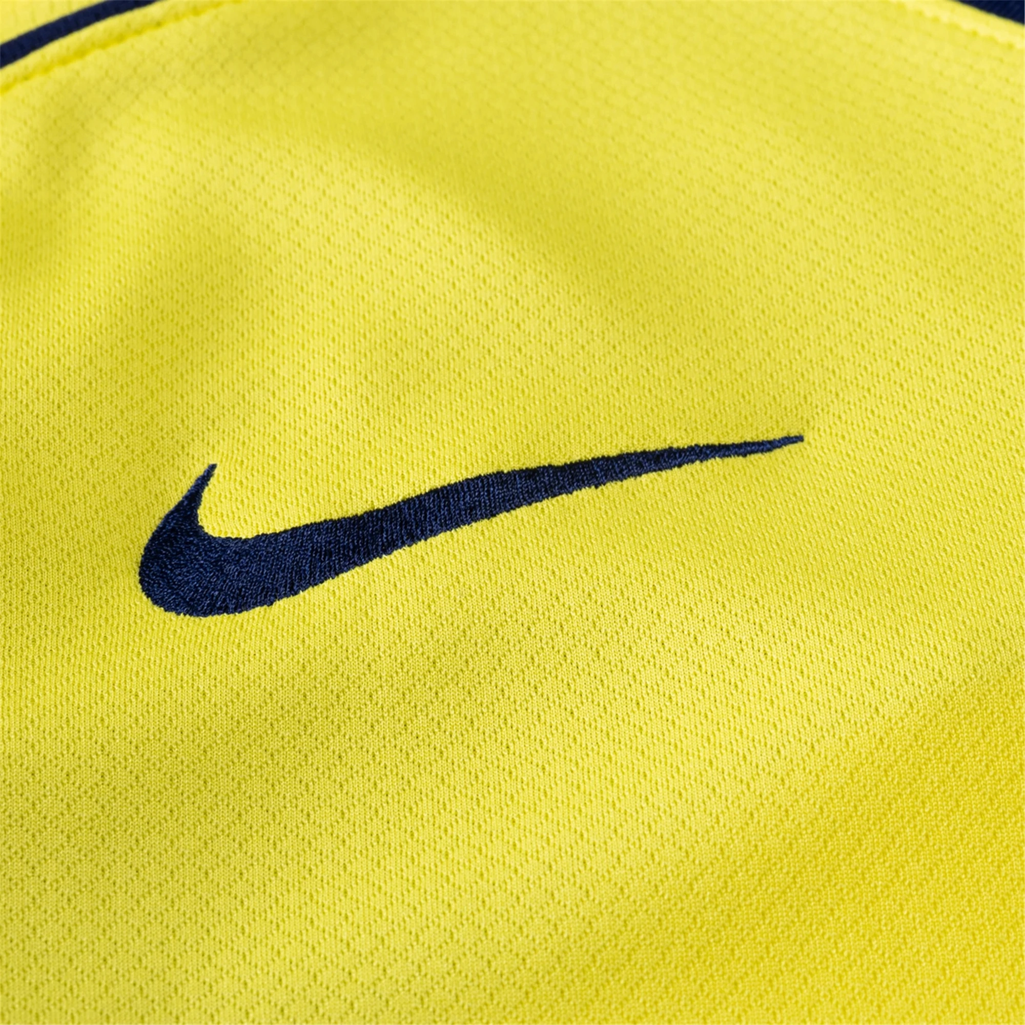 Nike Men's Tottenham T90 Third Jersey w/ EPL   No Room For Racism 25/26 (Dynamic Yellow/Blue Void) Grid Texture Fabric