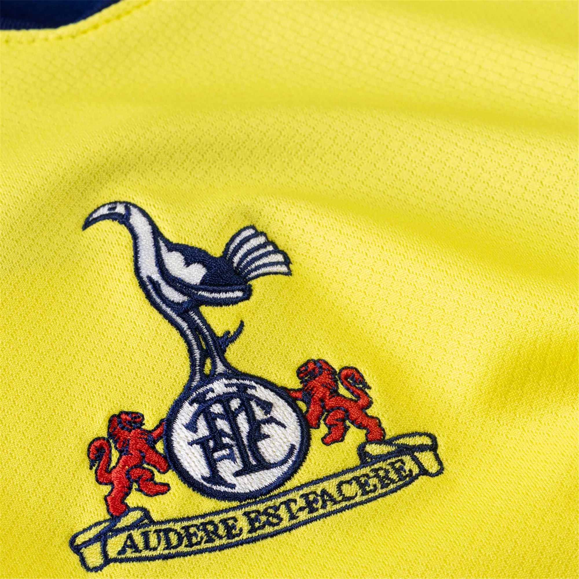 Irregularity Balanced Weave Anti Pilling Process Nike Men's Tottenham T90 Third Jersey w/ EPL   No Room For Racism 25/26 (Dynamic Yellow/Blue Void)