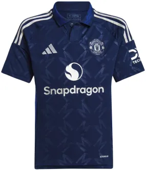 Junior's Manchester United 2024/25 Away Soccer Jersey Breathable fabric Fresh Look