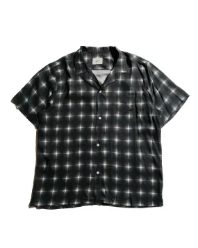 Seasonal Trend Bather Onyx Digi Plaid Camp Shirt