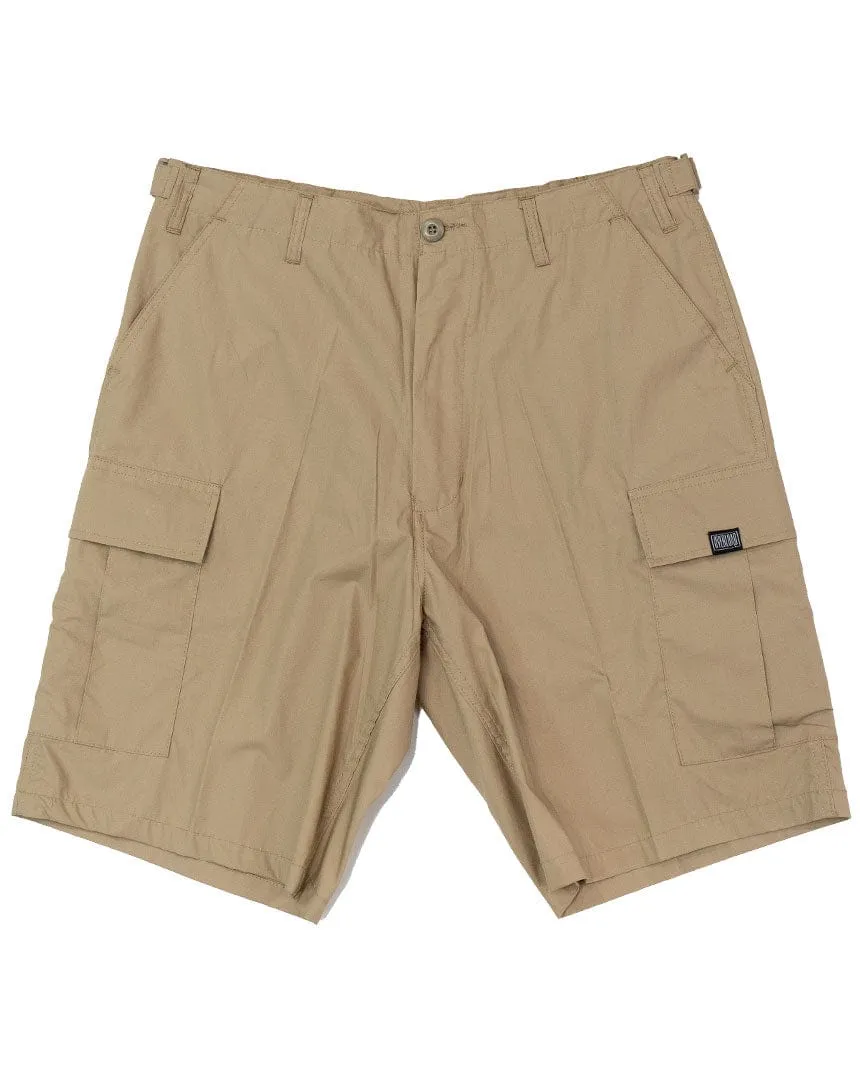 Cozy Robe Overload Lightweight Cargo Shorts - Khaki