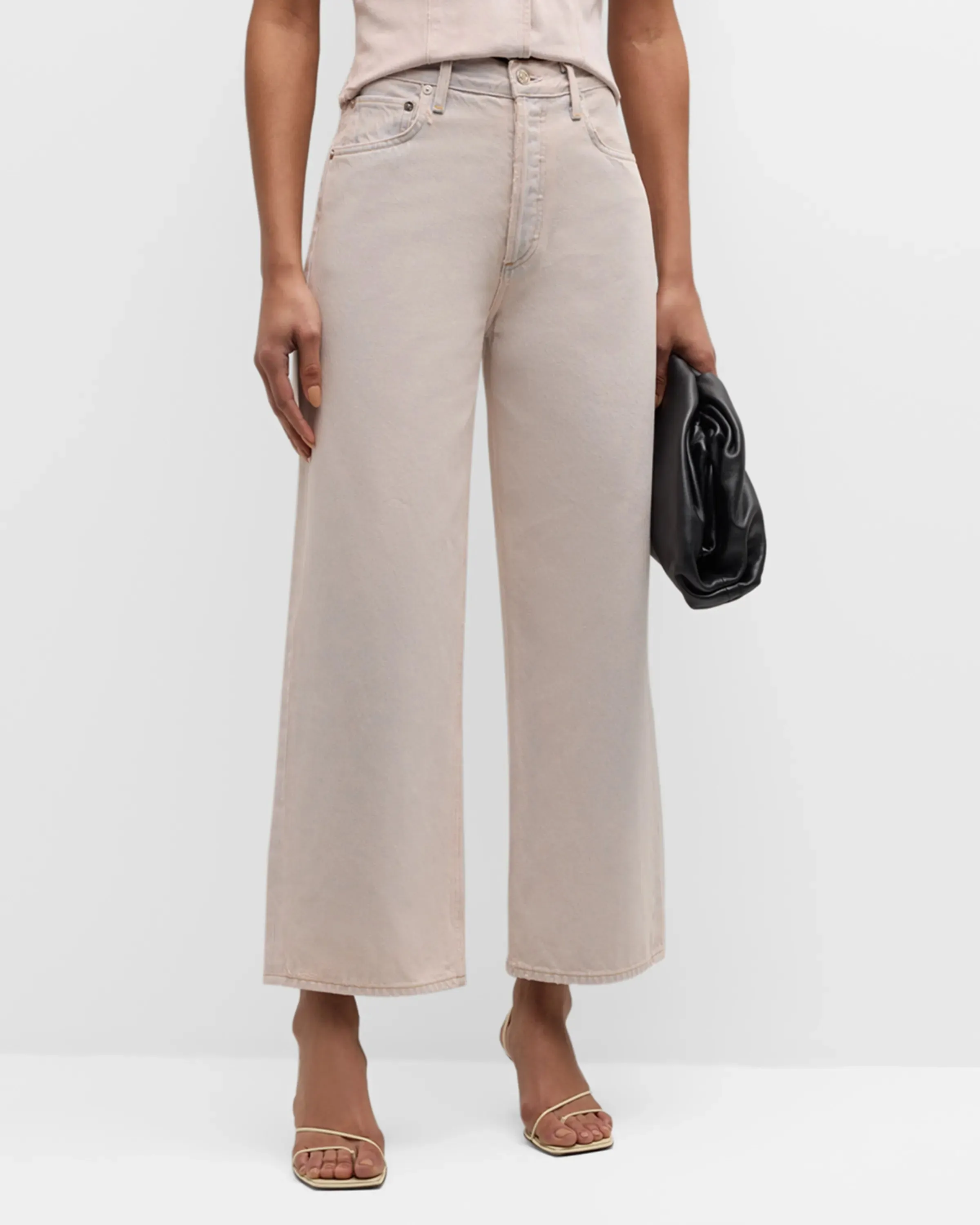 Natural Fiber Blend AGOLDE "REN High Rise Wide Leg Jean" W - Tarte