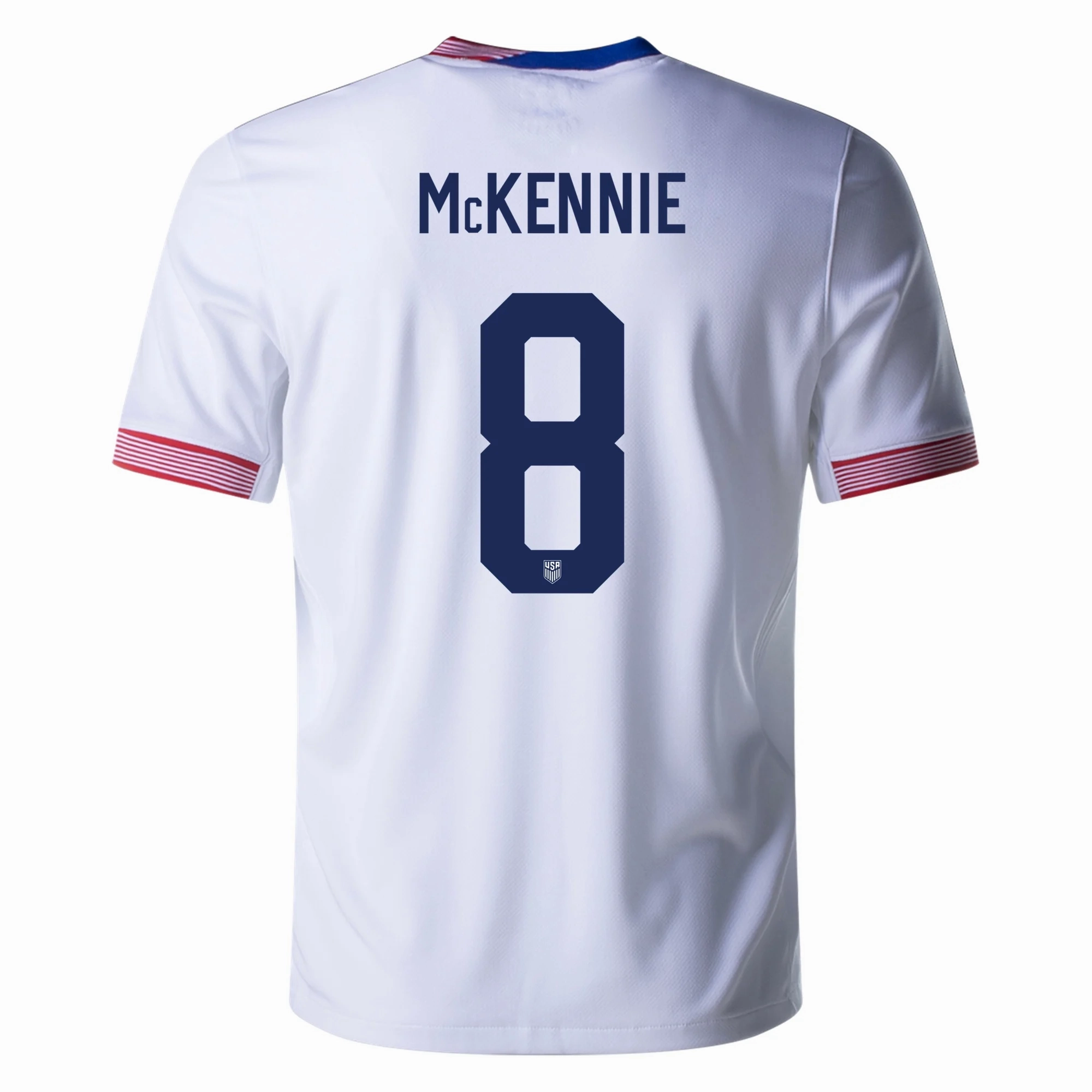 Nike United States Weston McKennie Home Jersey 24/25 (White) Quick Move