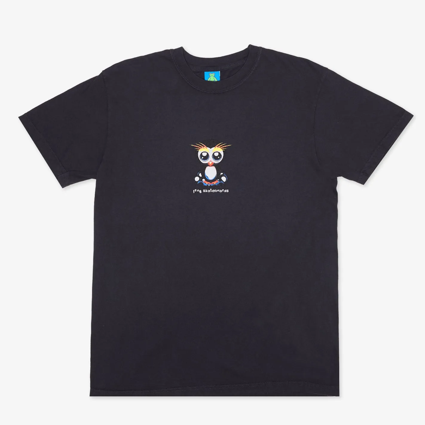 Fashion Layer Youth Glow Secret Penguin Tee (Faded Black)